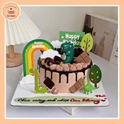 mẫu bánh khủng long cho bé trai