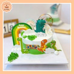 mẫu bánh khủng long
