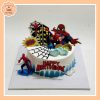 bánh kem spider-man