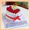 bánh trái tim đẹp