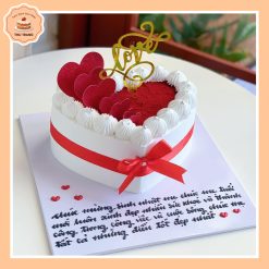 bánh trái tim đẹp