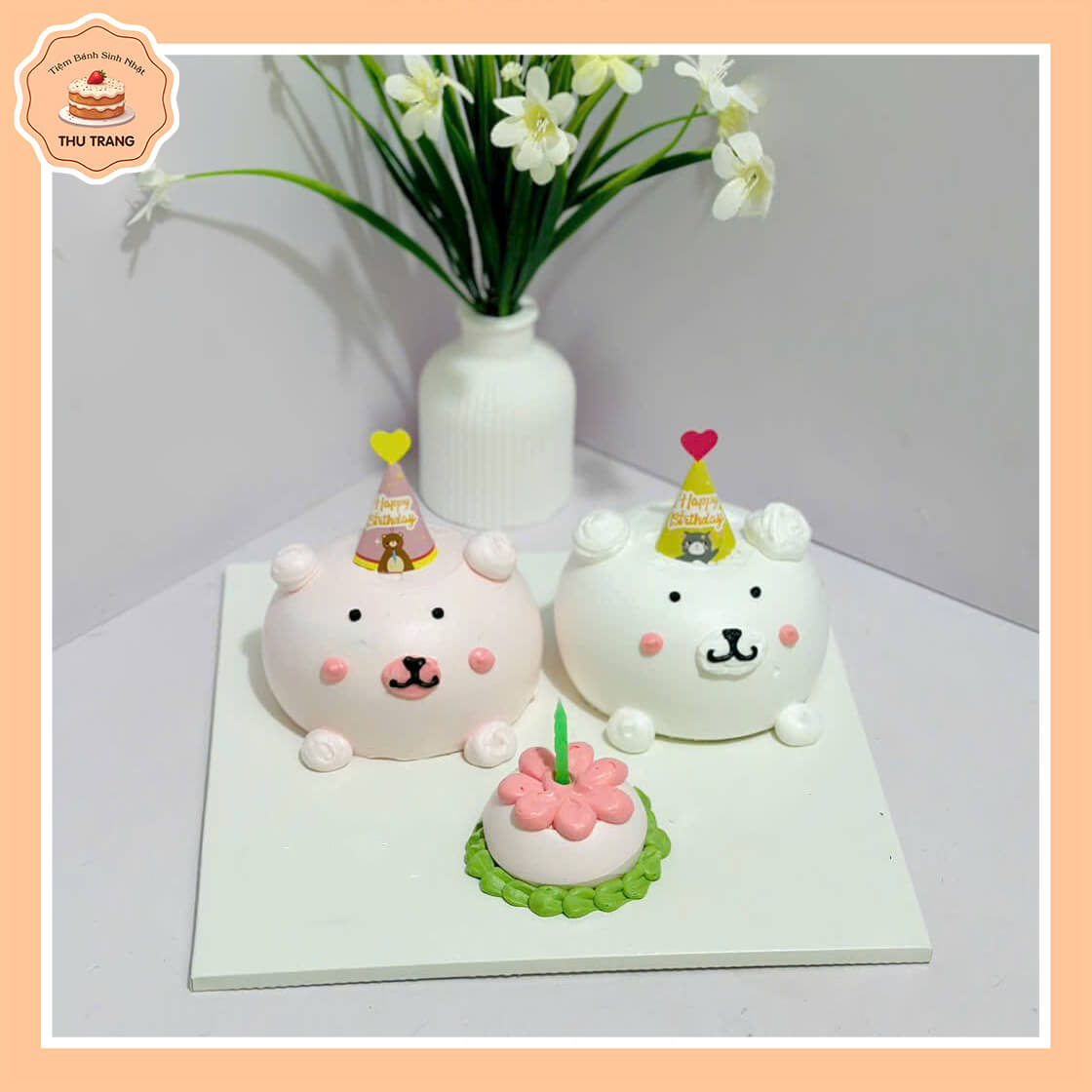 bánh kem tạo hình theo yêu cầu