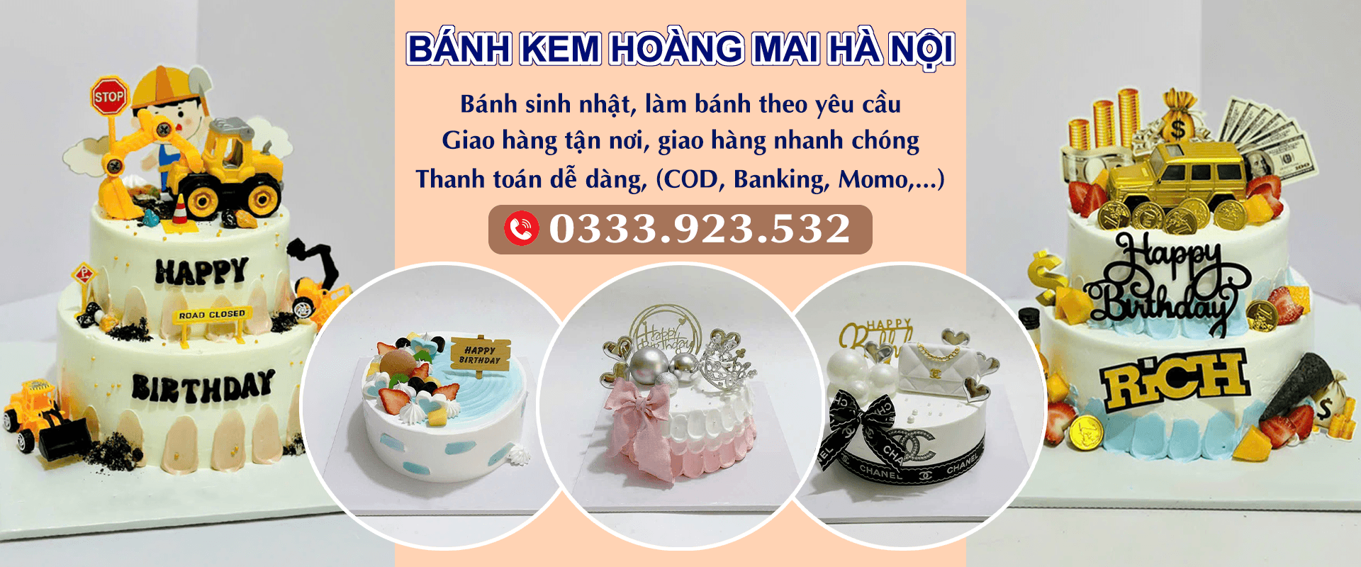 tiệm bánh kem Hoàng Mai Hà Nội