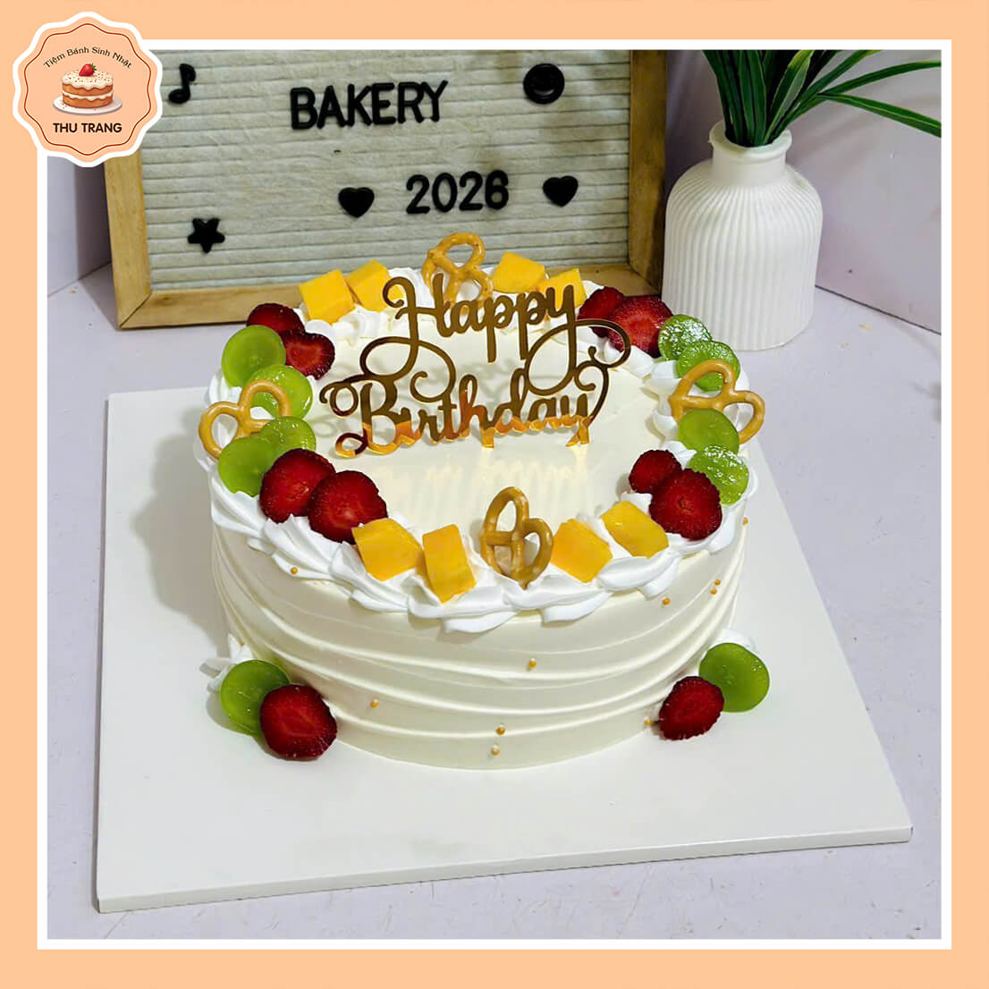 Bánh kem Bình Phước - bánh trái cây ngon