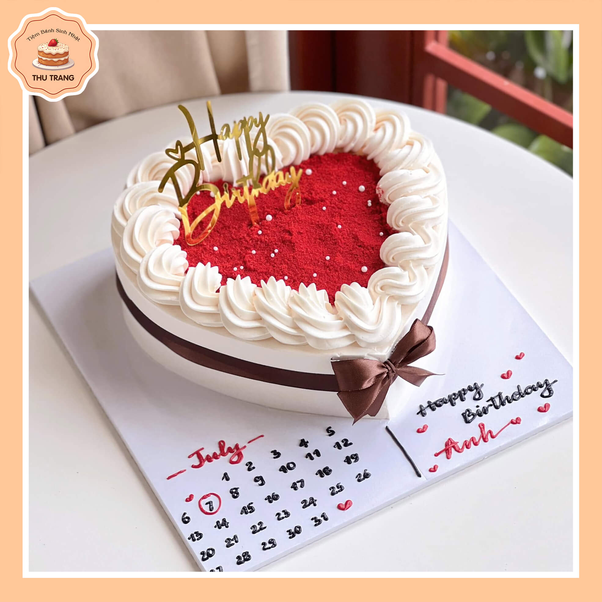 Bánh kem tặng người yêu tại Lộc Ninh