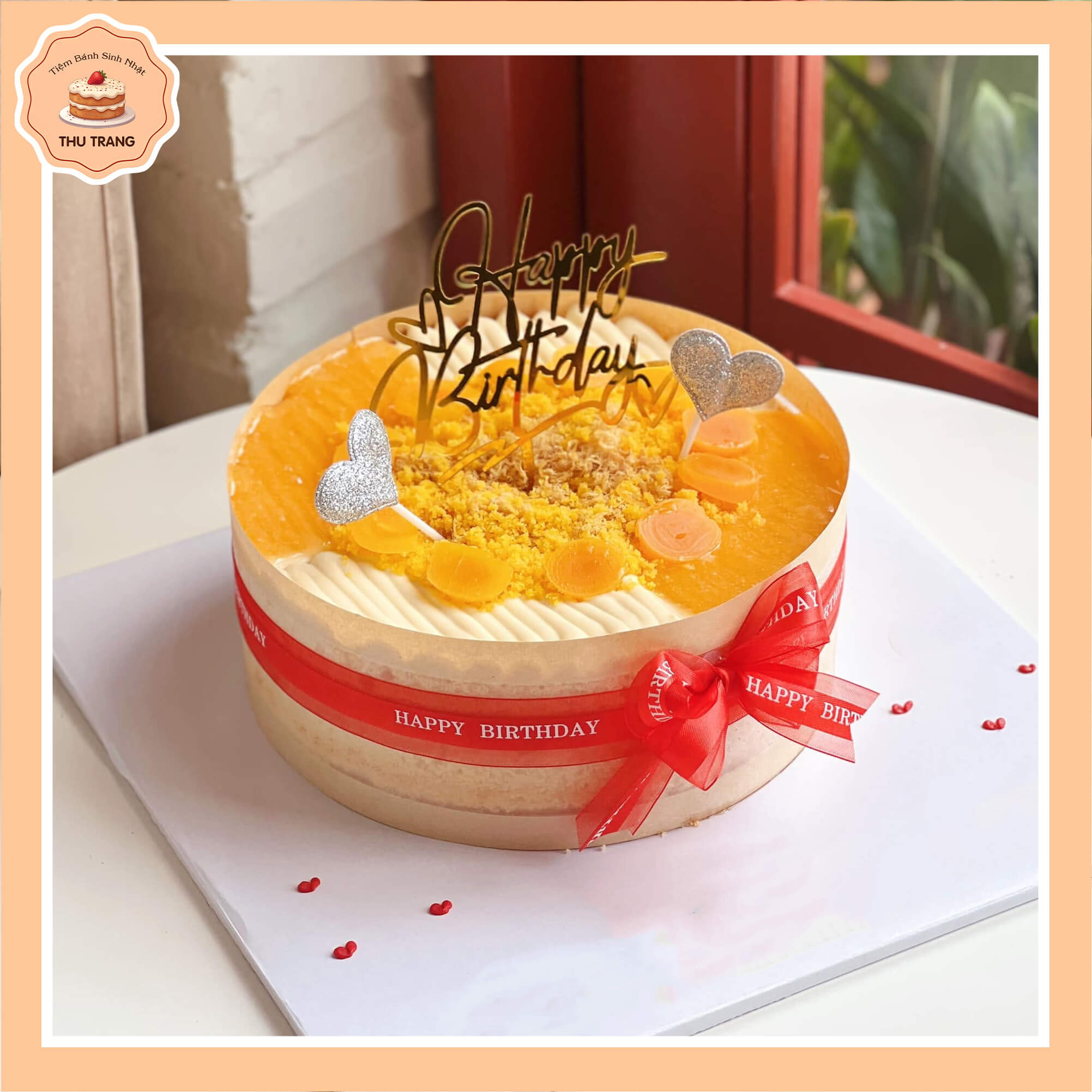 Mẫu bánh bông lan trứng muối tại Bình Phước