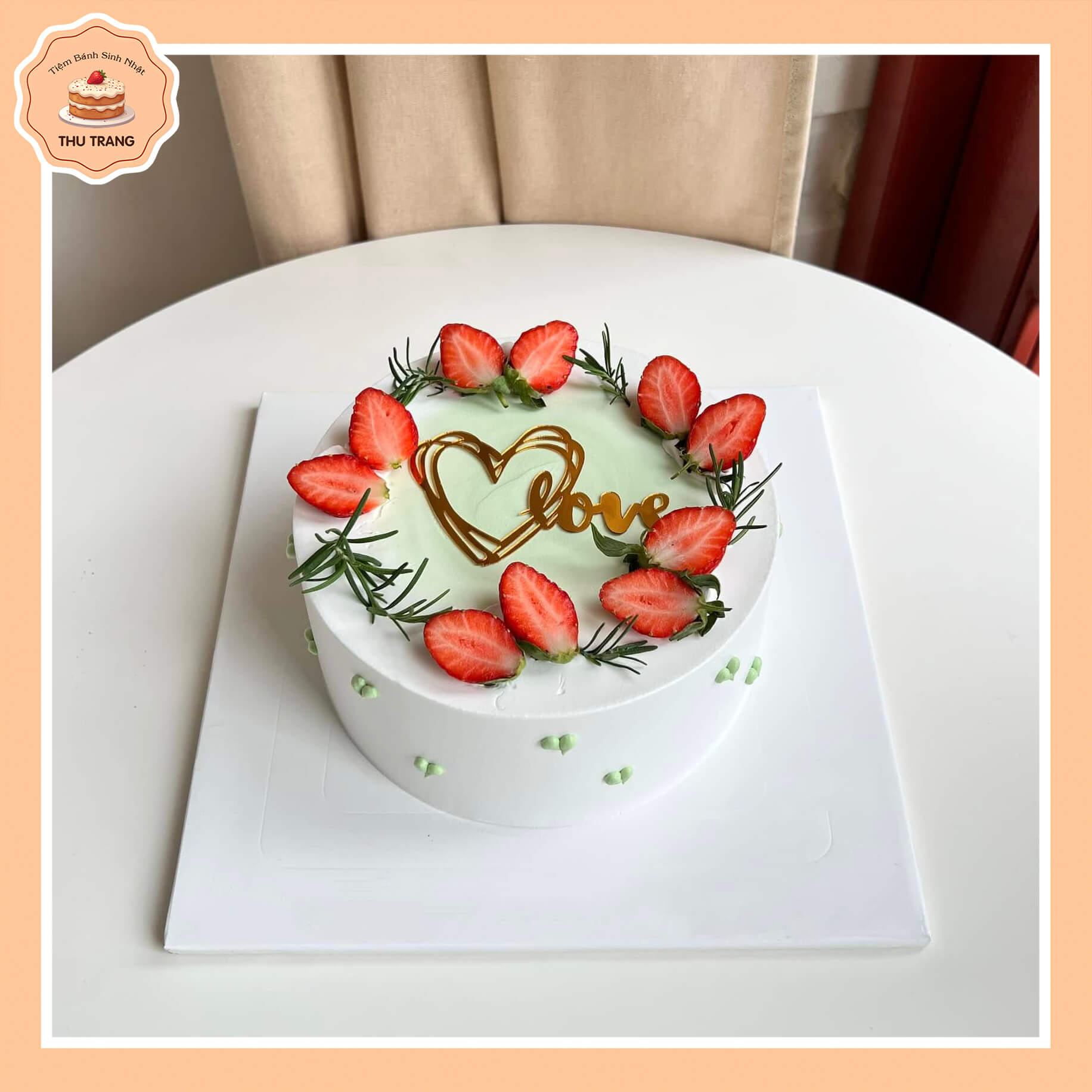 Mẫu bánh kem sữa tươi ngon tại Bình Minh