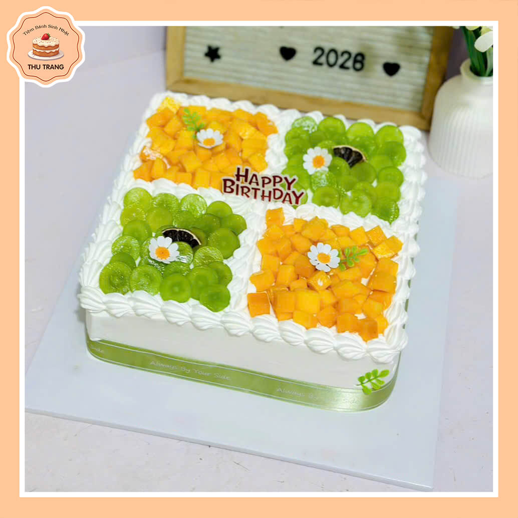 Mẫu bánh kem trái cây