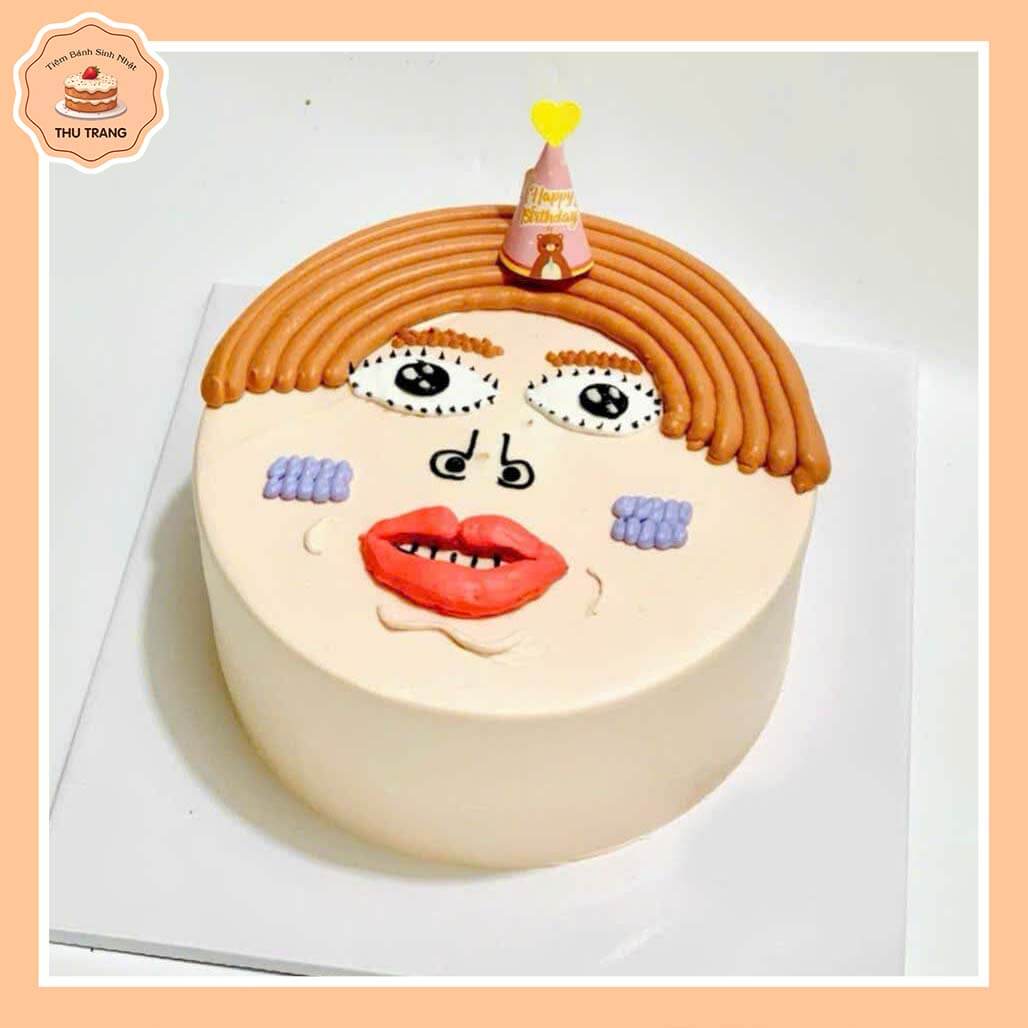 Mẫu bánh tặng bạn thân