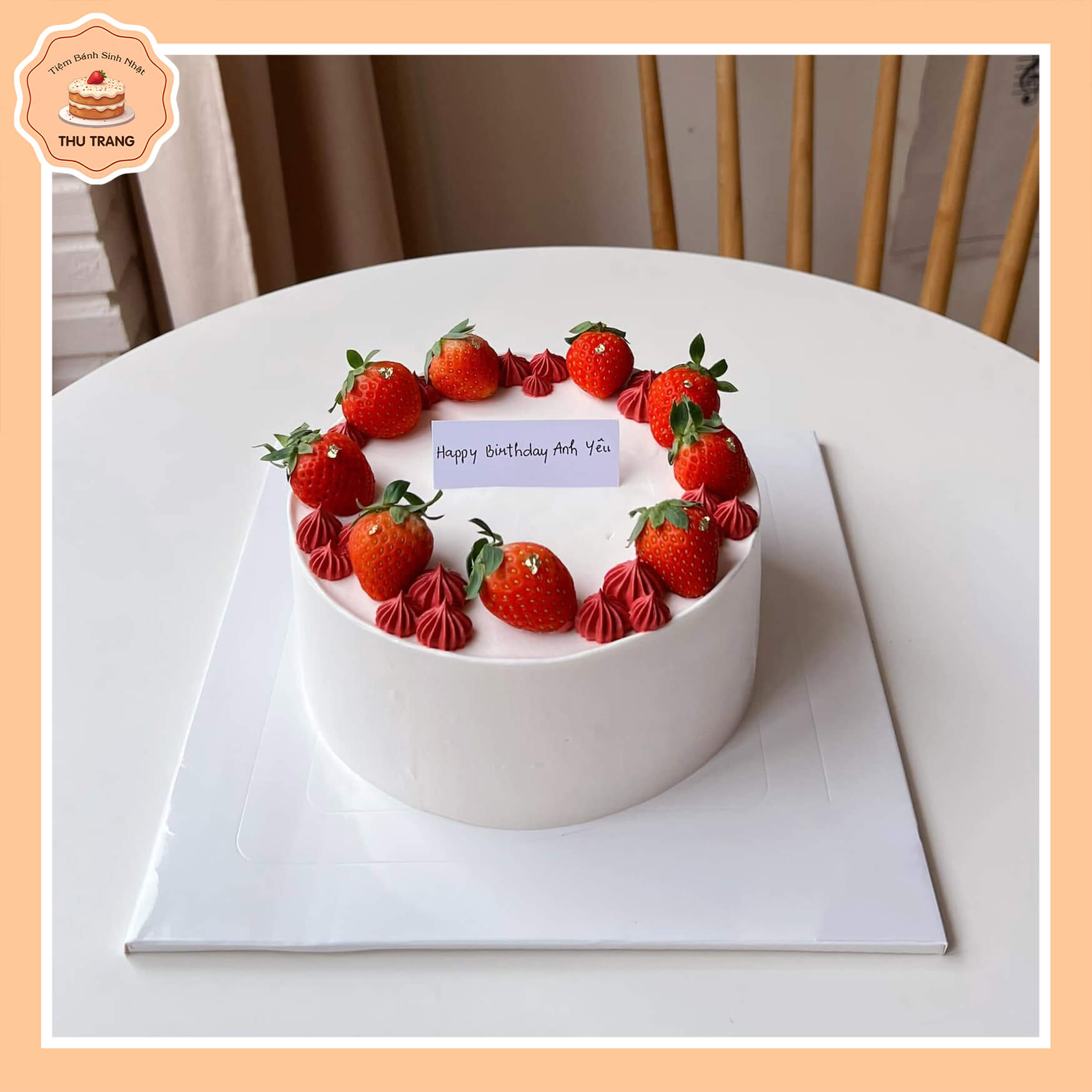 Tiệm bánh kem Bình Long - Bánh kem sữa tươi