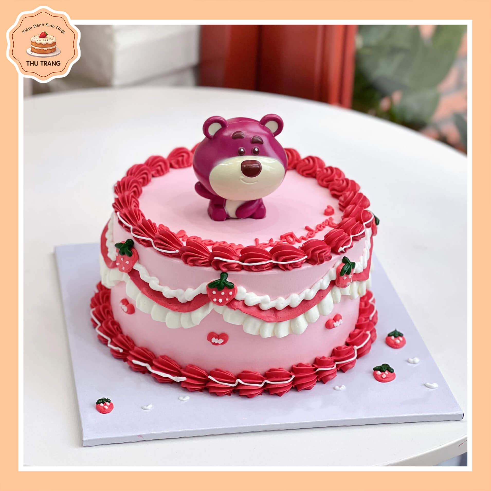 Tiệm bánh kem Gò Dầu - mẫu bánh tặng bé gái