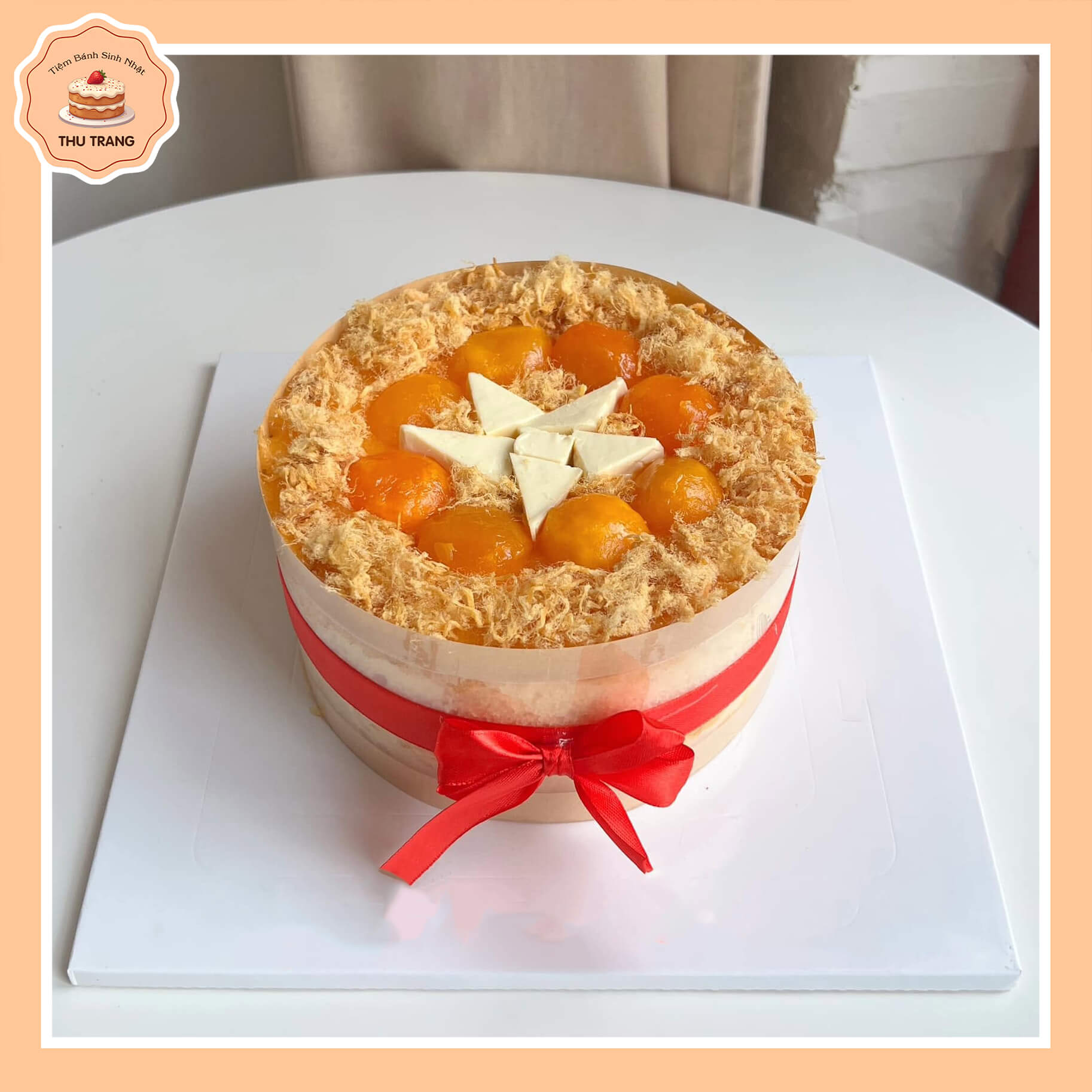 Tiệm bánh kem Trảng Bàng - mẫu bánh bông lan trứng muối